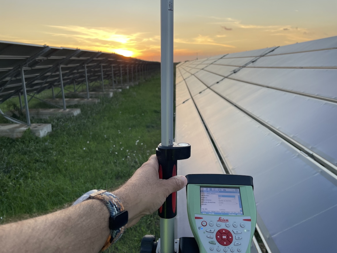 Rilievi campi fotovoltaici